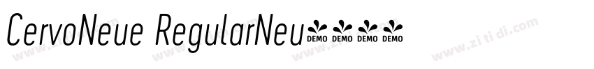 CervoNeue RegularNeu字体转换